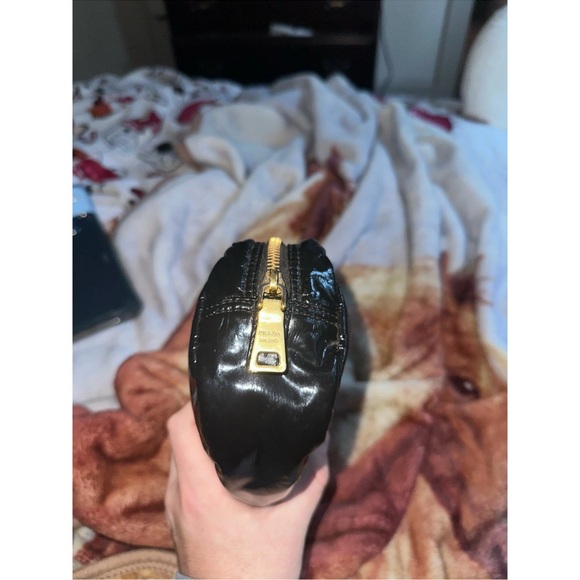 Prada Shiny Black Leather Belt Bag - Picture 6 of 6